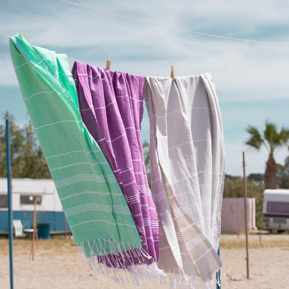 Oversized Sand-Free Beach Towel with Travel Bag – Quick Dry Coastal Beach Towel