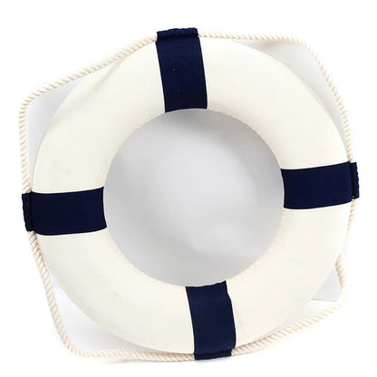 Nautical Life Ring Wall Decor | Coastal Beach House Hanging Decoration