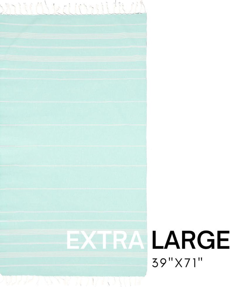 Oversized Sand-Free Beach Towel with Travel Bag – Quick Dry Coastal Beach Towel